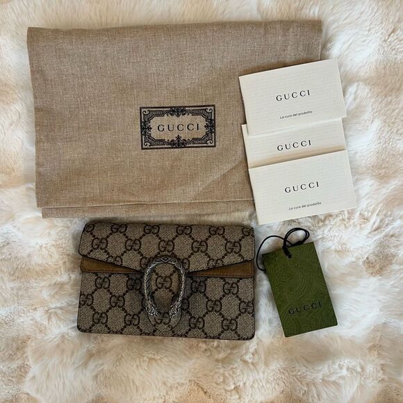 Gucci Handbags - GUCCI DIONYSUS GG SUPREME SUPER MINI BAG